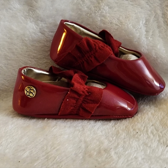 🆕️ Red Ballet Flats, Baby Size 3 (6-9M) [NWT!] - Picture 5 of 10